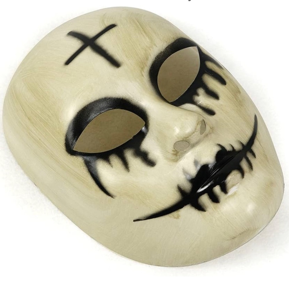 The Purge Cross Mask Anarchy Mask Horror Masked Halloween Costume Party NWT